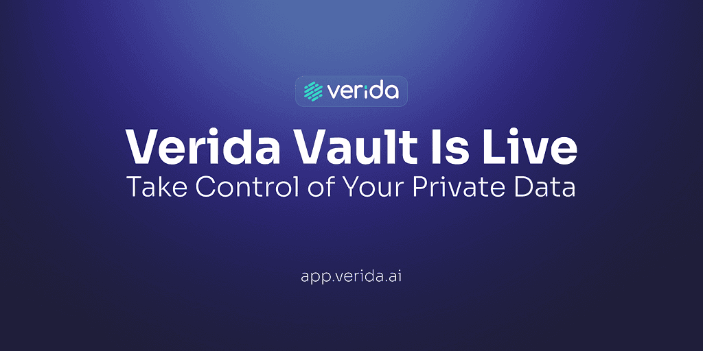 Verida Network Launches Verida Vault for Secure Data Management