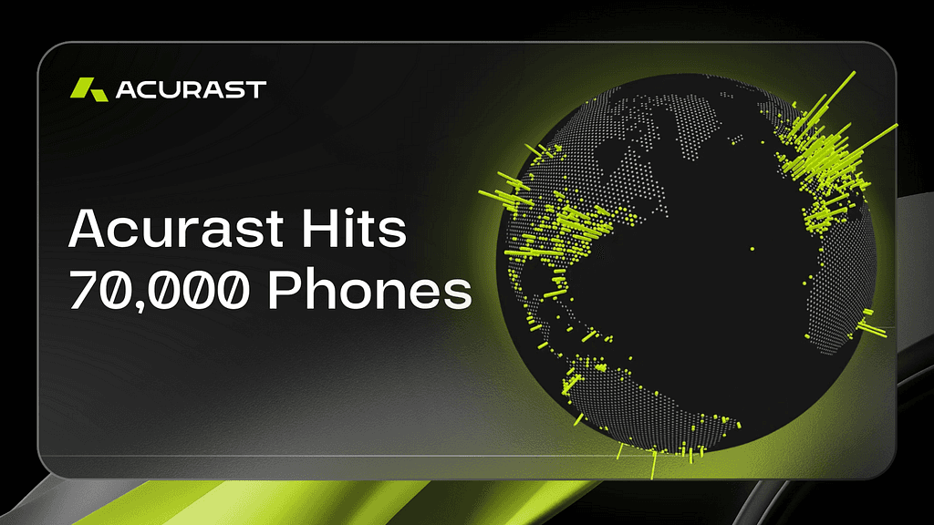 Acurast Surpasses Milestone of 70,000 Smartphones Onboarded