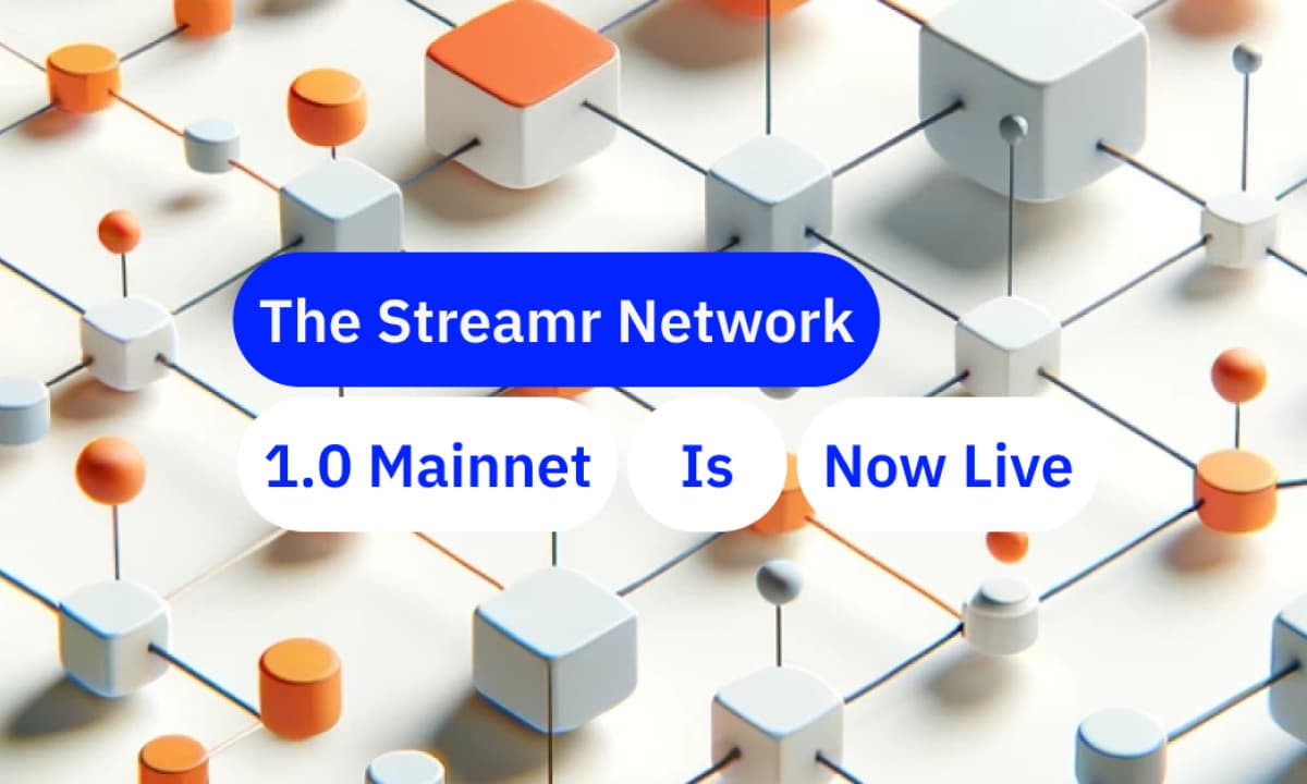 Streamr Network 1.0 Mainnet Launches