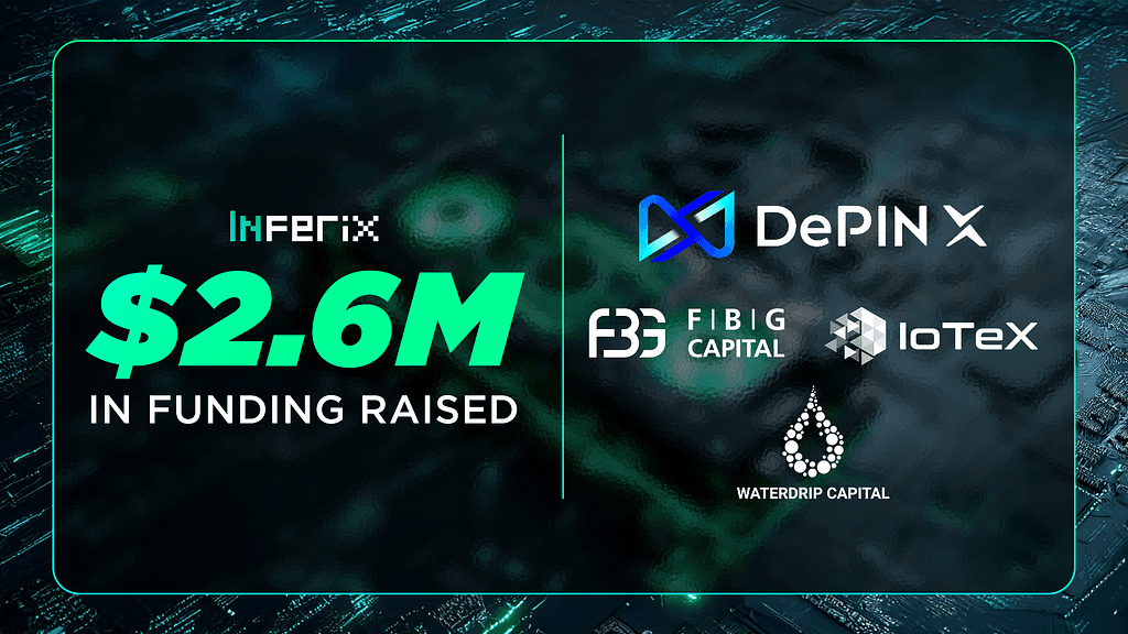 Inferix Labs Secures $2.6M Investment from DePIN X Capital and IoTeX