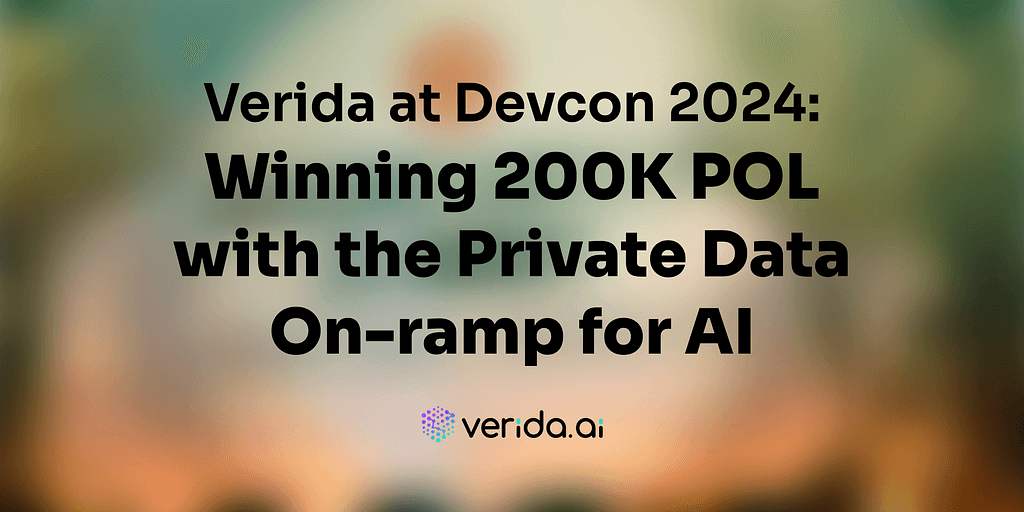 Verida Network Shines at Devcon 2024, Secures Second Place in POL Rush Competition
