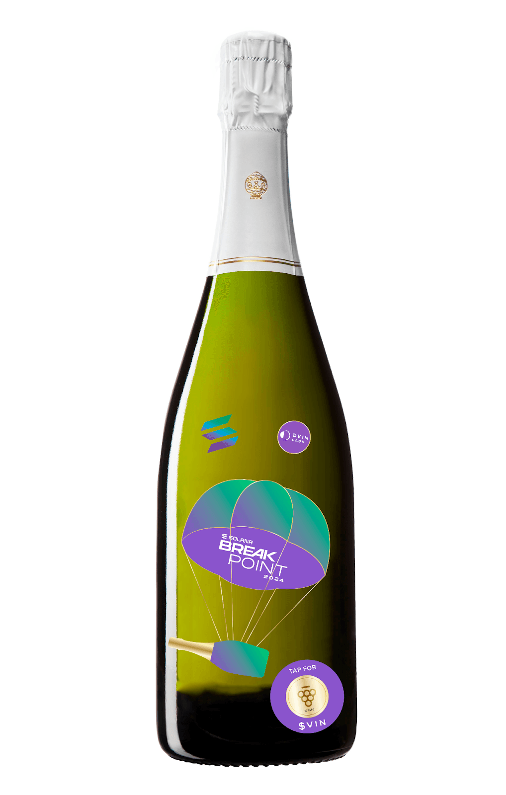 dvin Introduces Limited-Edition Champagne with $VIN Airdrop at Solana Breakpoint