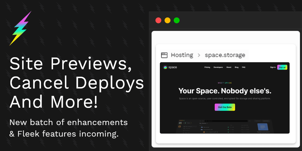 New Features and Enhancements on Fleek