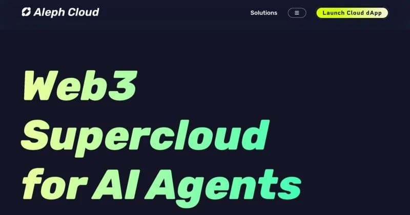 Aleph Cloud: The Future of AI Infrastructure