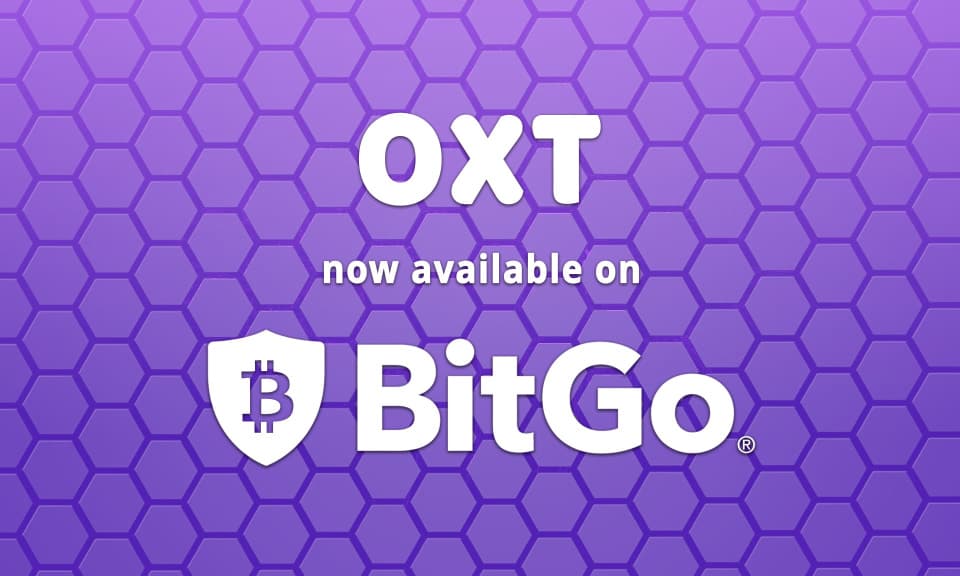 Orchid Partners with BitGo to Provide Enhanced Security for OXT Holders