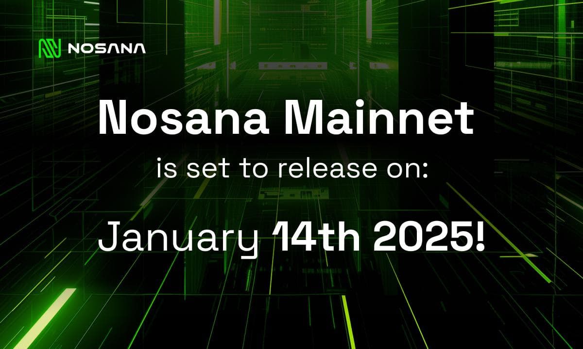 Nosana Announces Mainnet Launch Date for Enhanced AI Computing