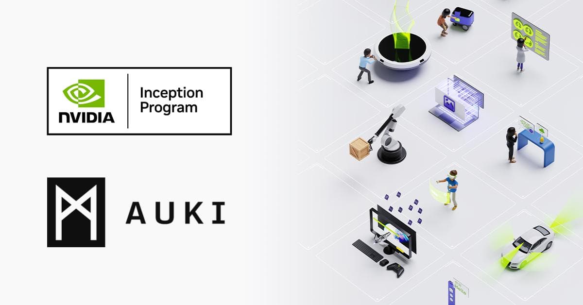 Auki Labs Joins NVIDIA Inception to Propel Development of Auki Network