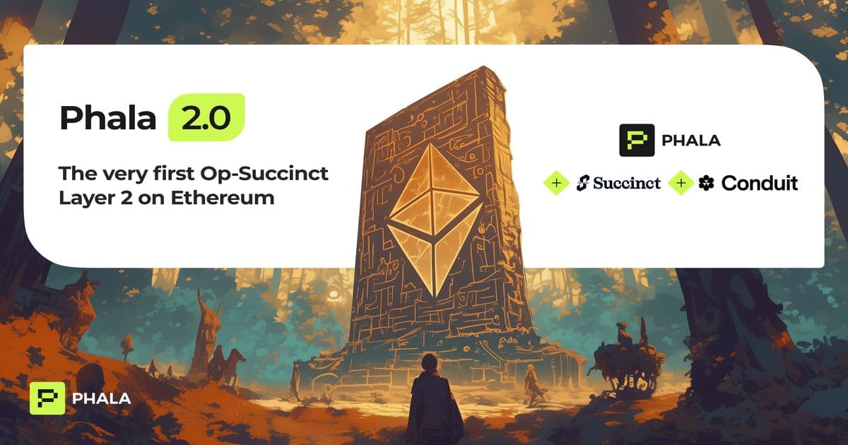 Phala Network Launches Op-Succinct Layer 2 Rollup on Ethereum