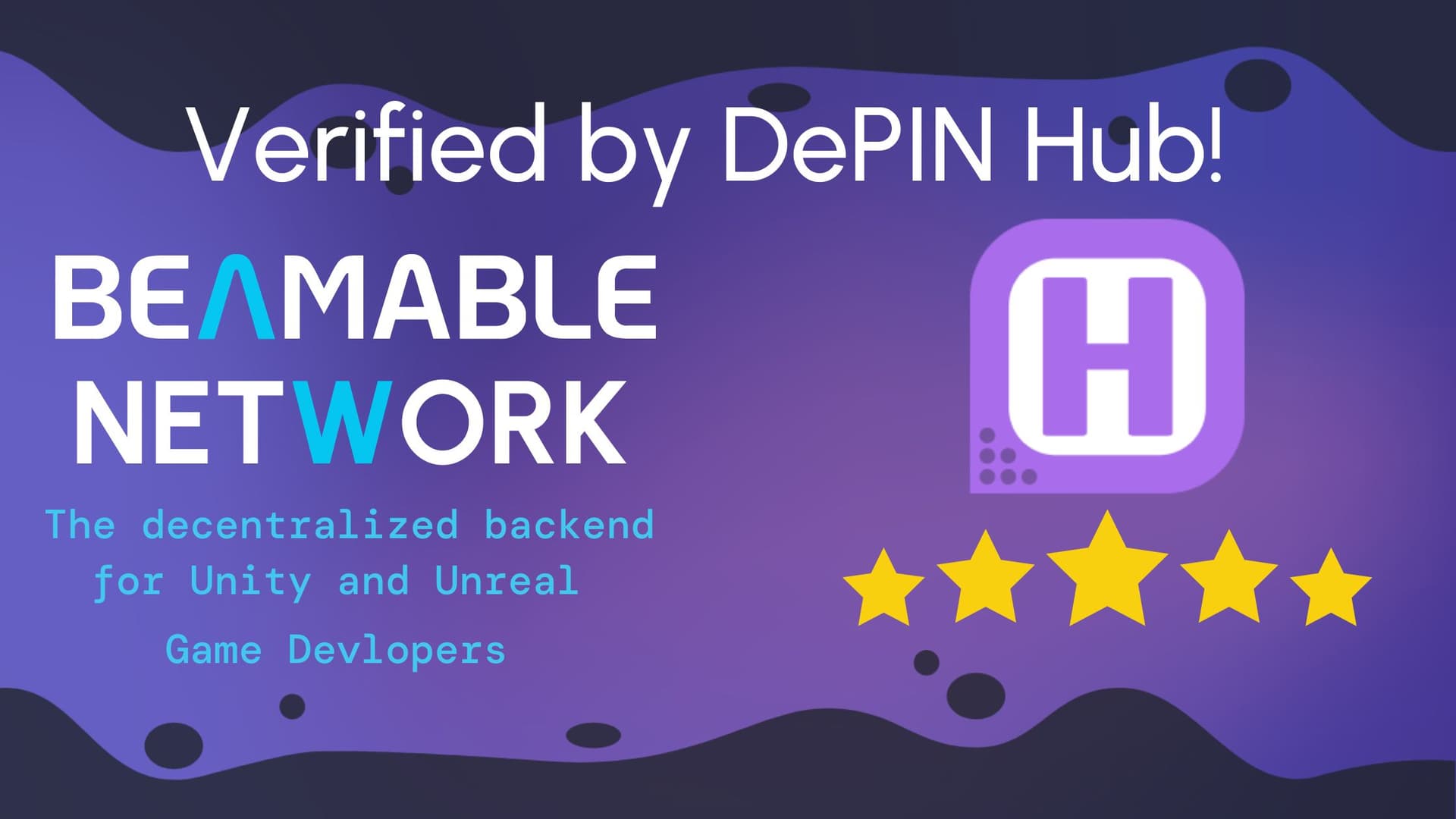 Beamable. Network Verified by DePIN Hub: A Decentralized Future for Game Developers