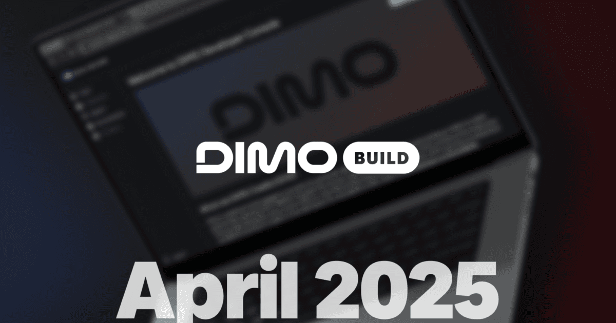 Exciting Updates for DIMO Developers!