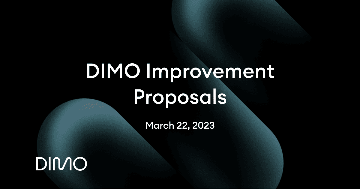 DIMO: Decentralized User-Governed Protocol Update