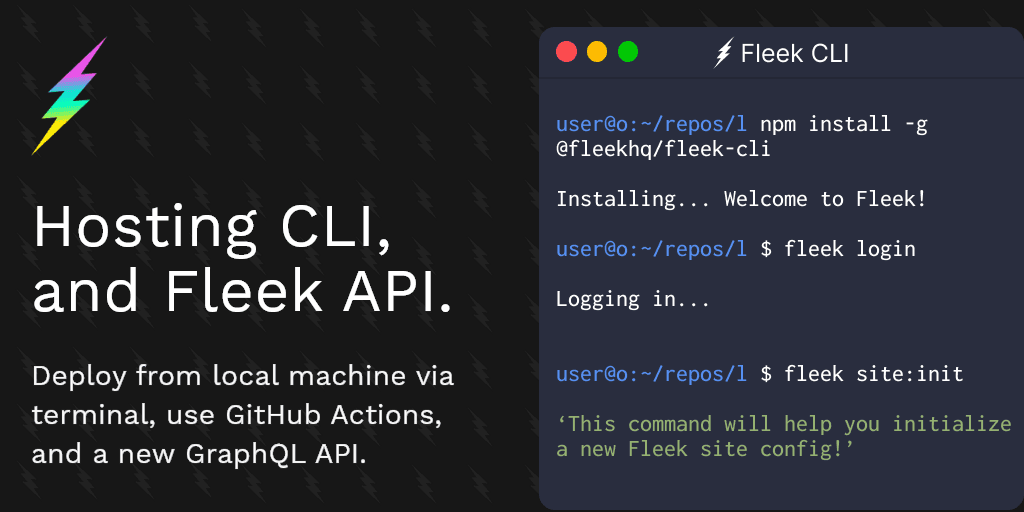 Fleek Introduces New Hosting CLI and GraphQL API for Enhanced Developer Control
