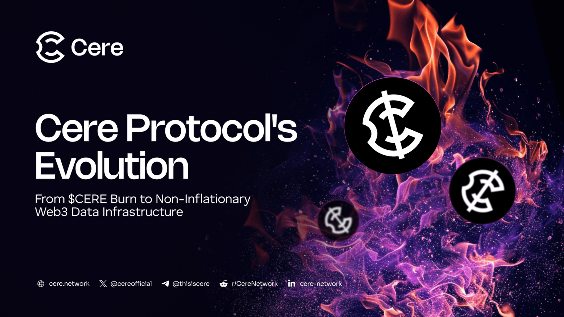 Cere Network Transitions to Non-Inflationary Protocol with Token Burn Initiative