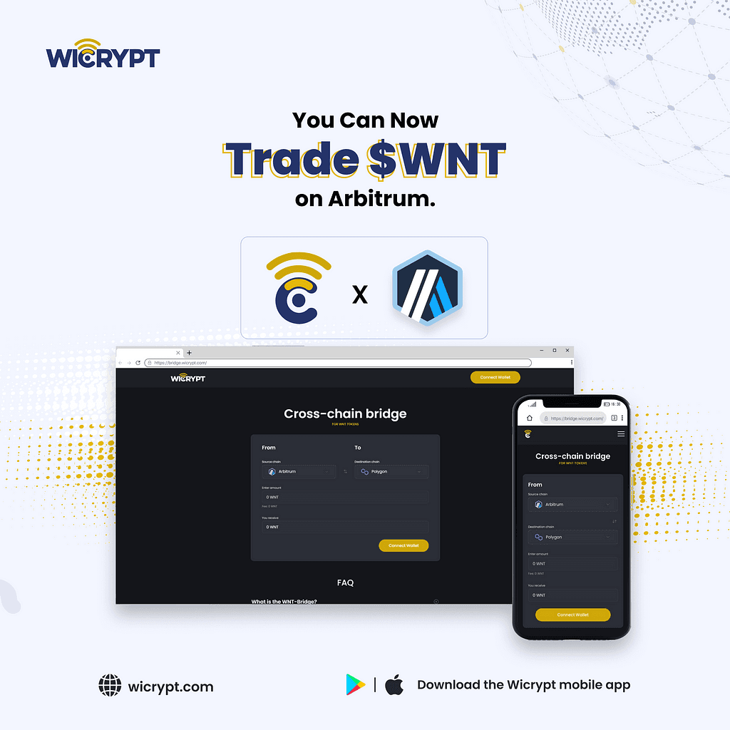 Wicrypt Launches $WNT Trading on Arbitrum, Enhancing Liquidity and Accessibility