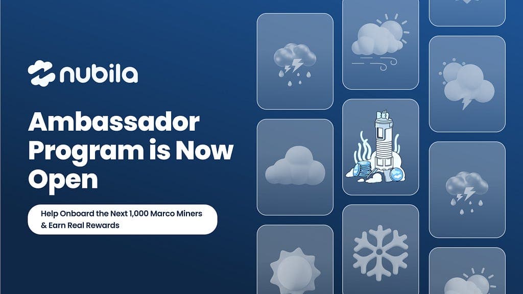 Nubila: Revolutionizing Weather Data with AI Financial Layer
