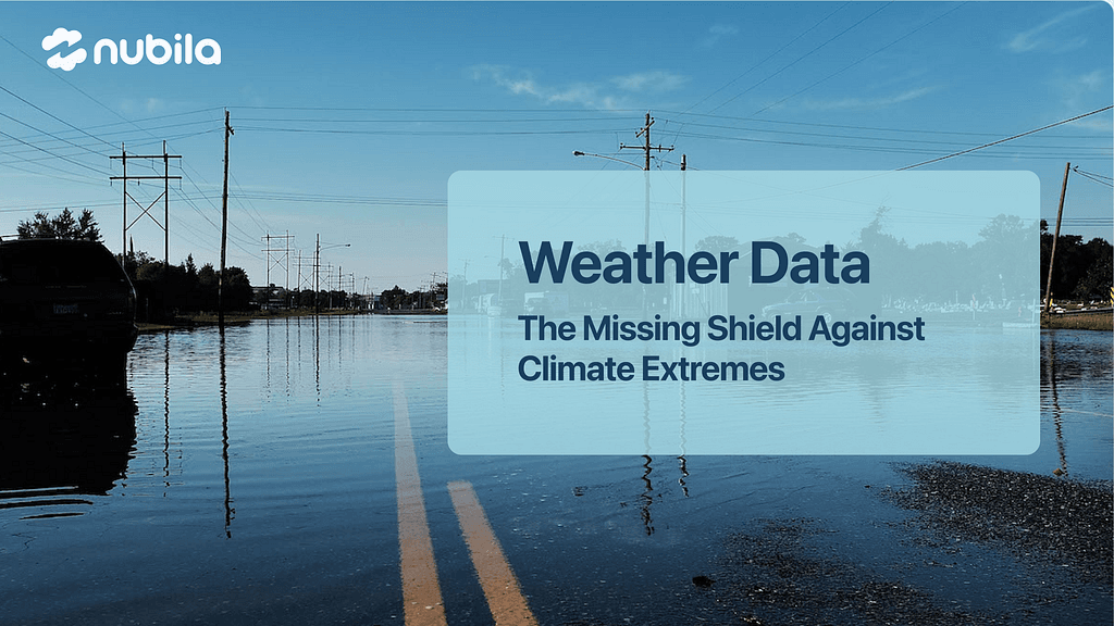 Nubila: Revolutionizing Real-Time Weather Data for AI Applications