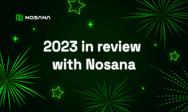 Nosana 2023: Pioneering AI Inference on Solana