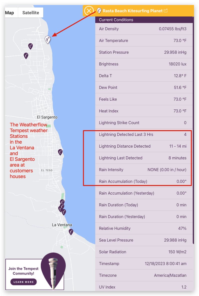 WeatherFlow Project Revolutionizes Wind Forecasting for La Ventana & Los Barriles Launch Sites