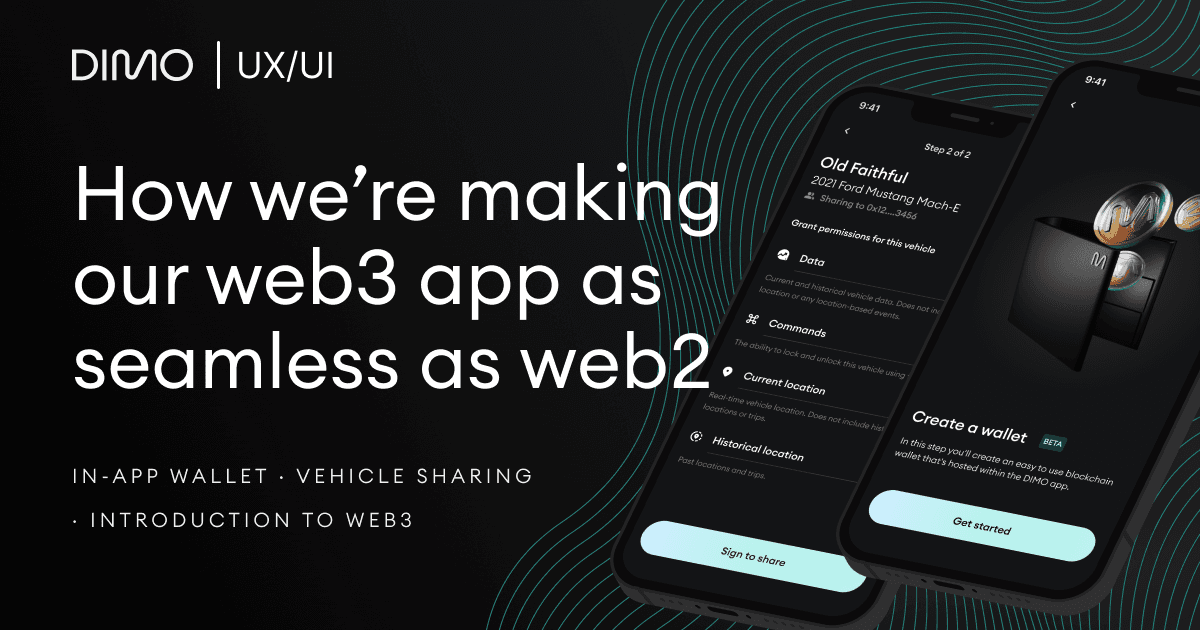 DIMO Introduces Simplified In-App Wallet and Vehicle Sharing Features