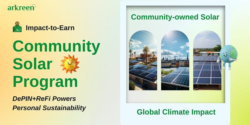 Arkreen Launches Community Solar Program to Build Global Renewable Energy Resources