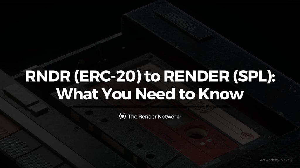 Render Foundation Addresses Community Questions on Token Upgrade