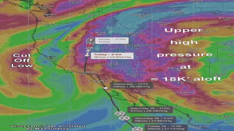 Unusual Trajectory of Hurricane Hilary Raises Questions