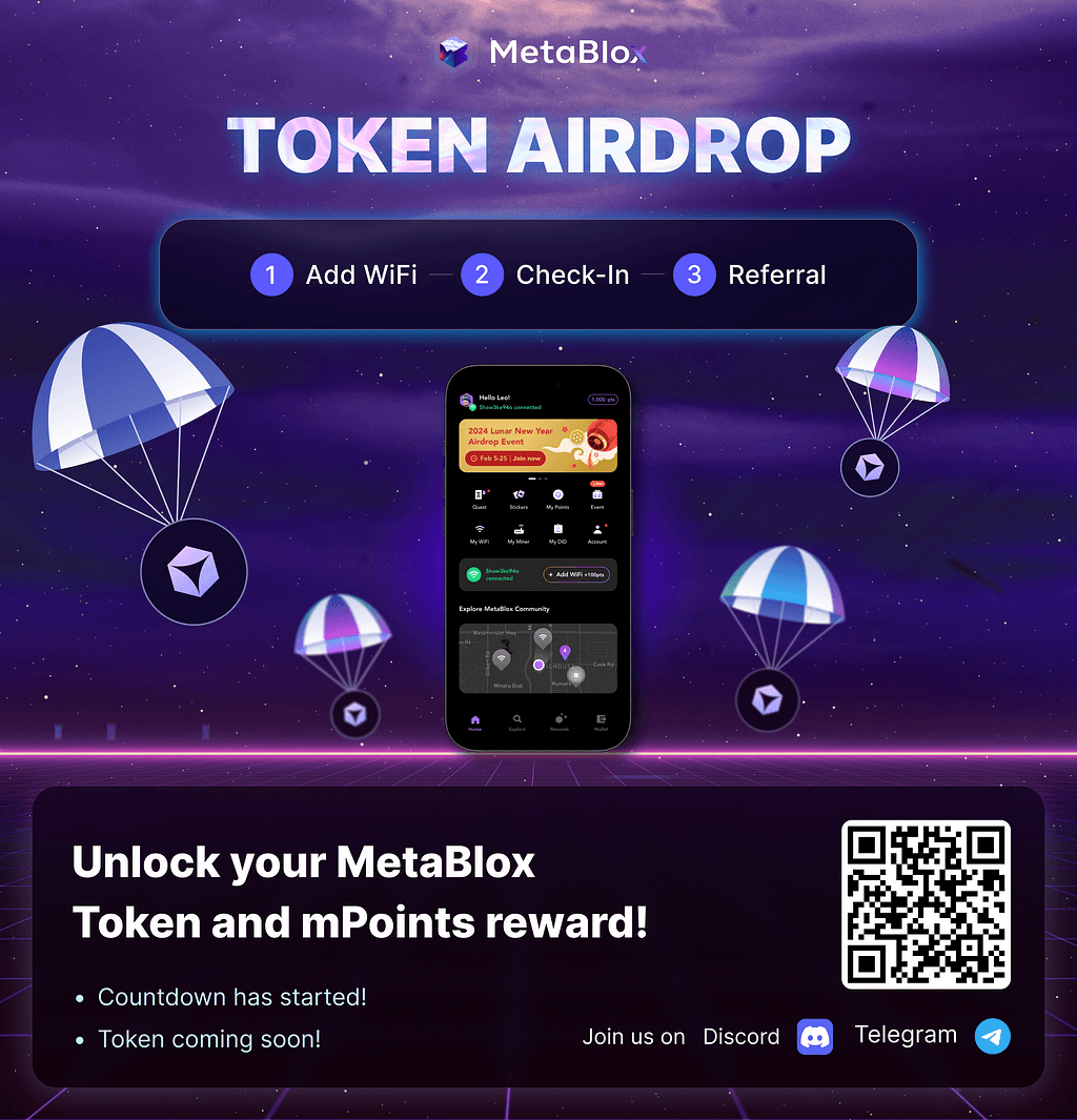MetaBlox Announces Community Airdrop Event and Introduces Innovative WiFi Solutions