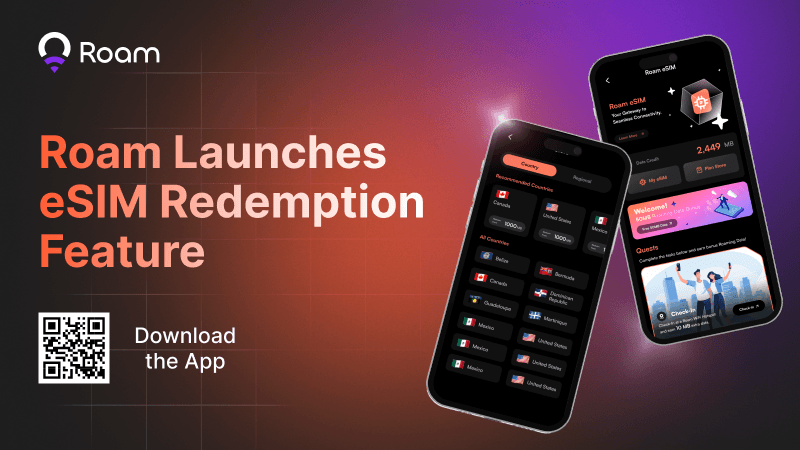 Roam Networks Introduces Innovative eSIM Redemption Feature