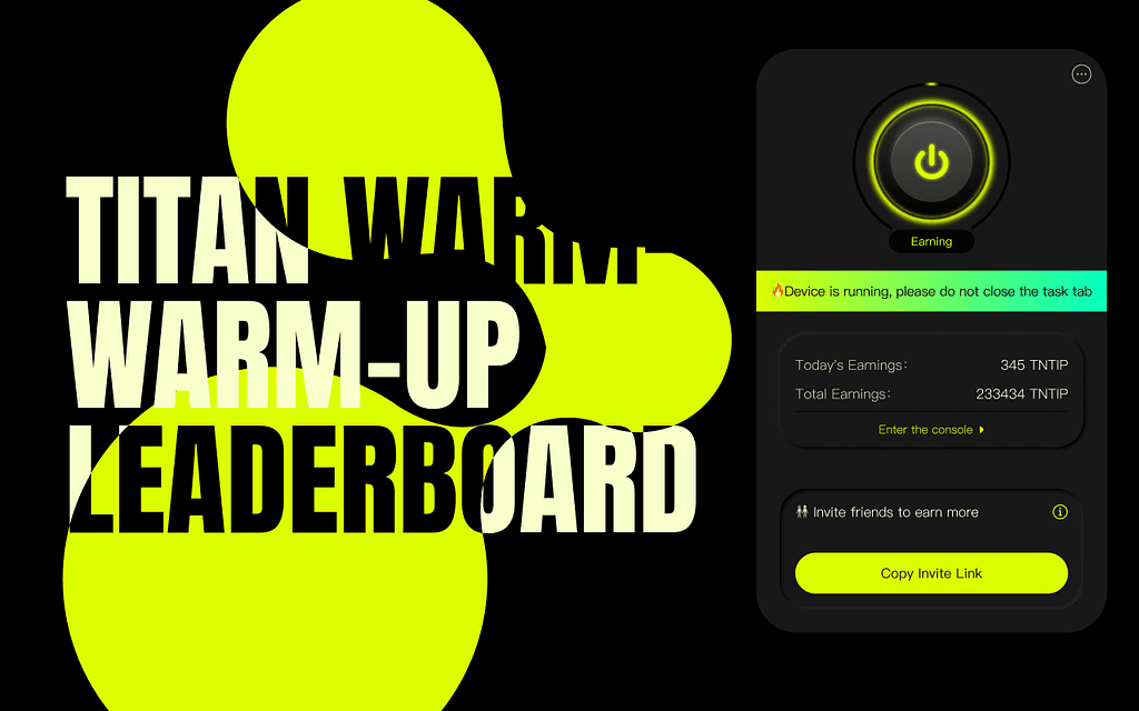 Titan Network Launches Titan Warm-Up Leaderboard for Early Contributors
