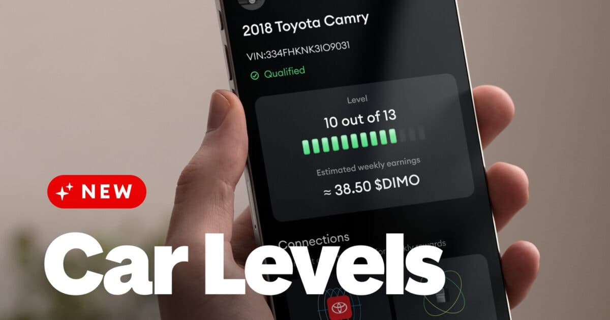 DIMO Introduces Car Levels & Staking for Increased Rewards