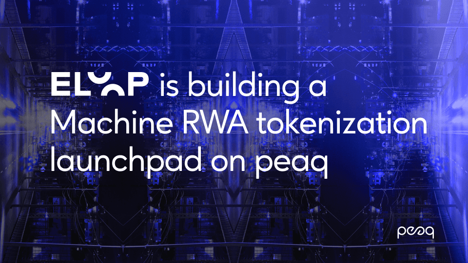 ELOOP Launches Groundbreaking Tokenization Platform on peaq