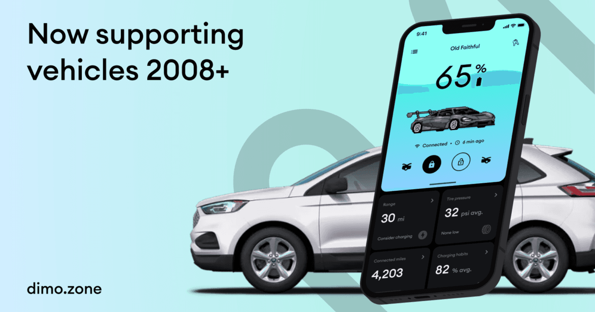 DIMO Expands Support to Older Vehicles from 2008-2011