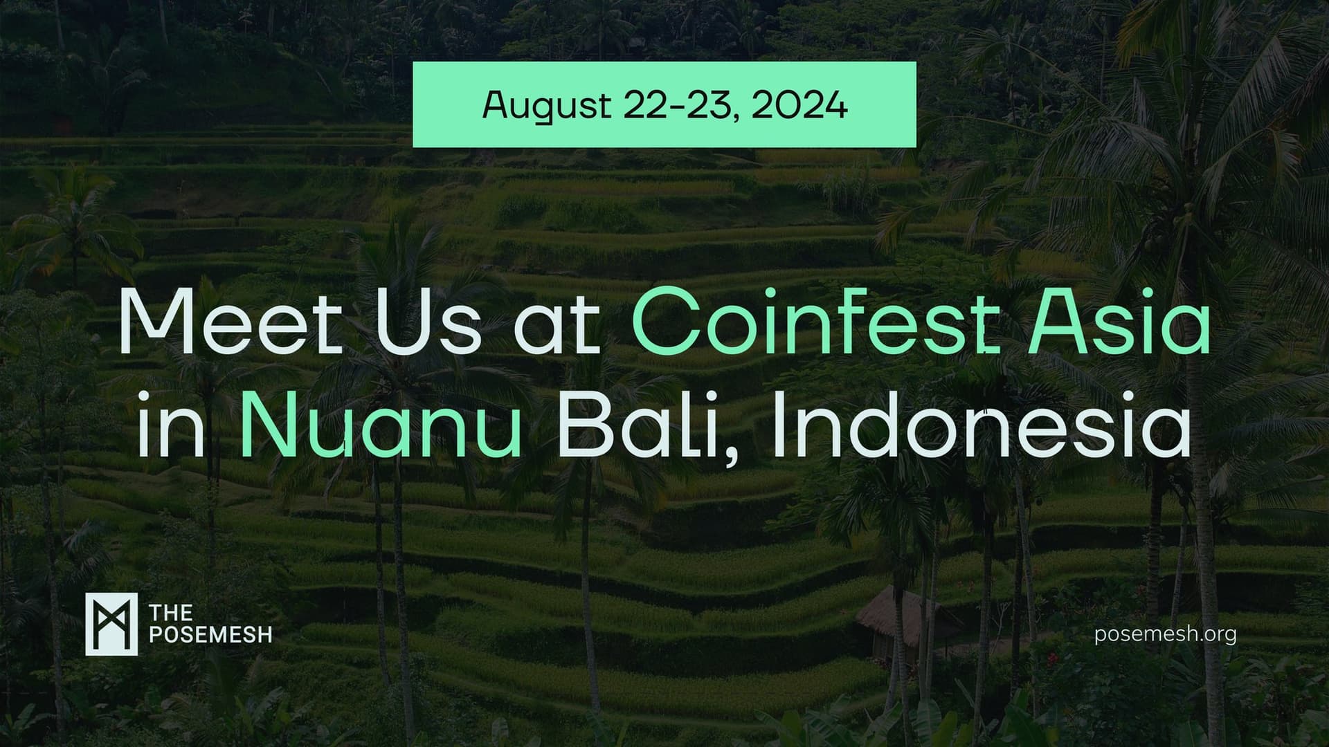 Posemesh at Coinfest Asia Announces $AUKI Token TGE on Uniswap