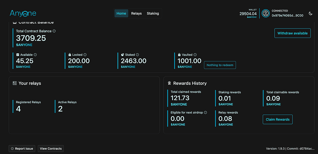 Anyone Introduces Staking on Incentivized Testnet