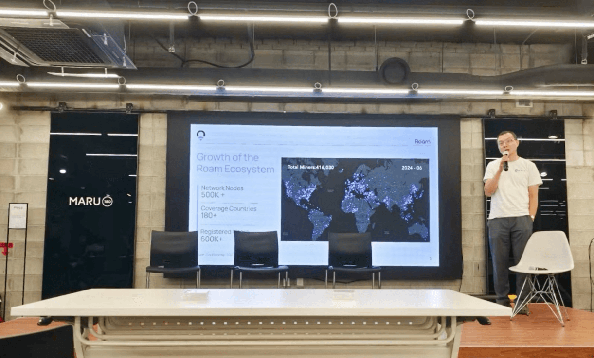 Roam-Networks Shines at Korea Blockchain Week 2024