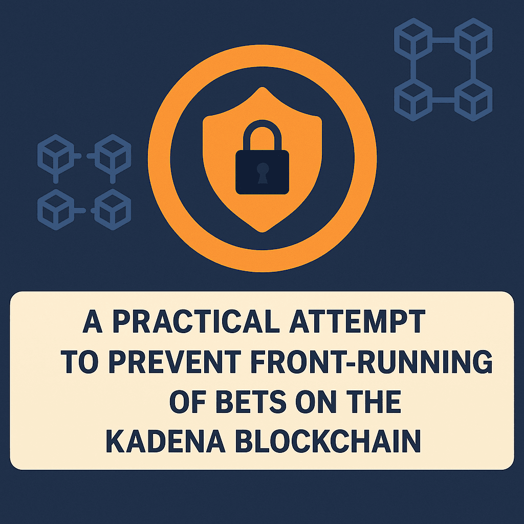 Decentralized Betting Platforms and Front-running on Kadena