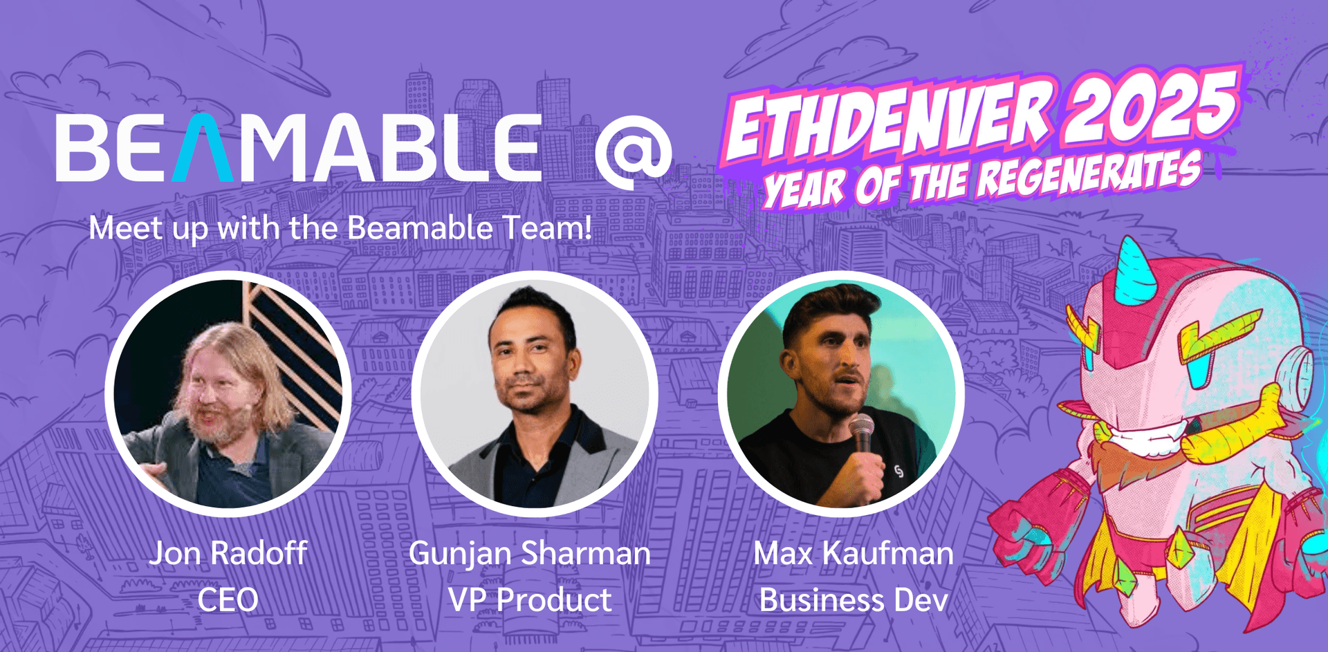 Beamable Team to Attend ETHDenver 2025