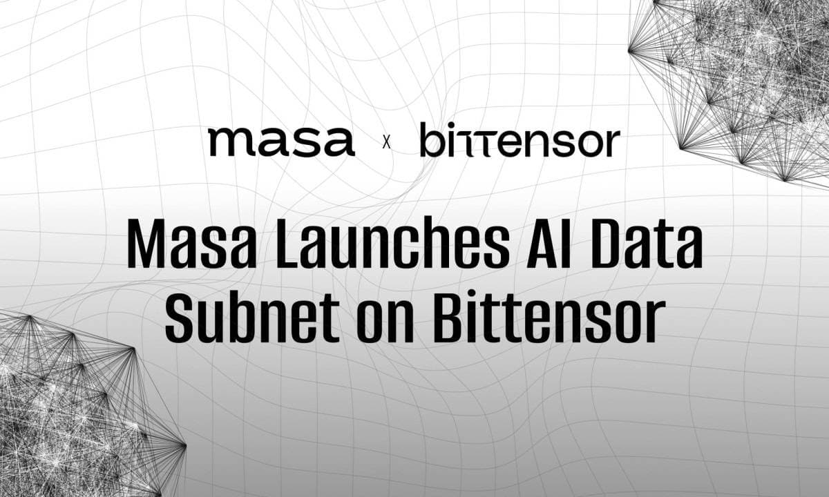Masa Launches LLM-Powered AI Data Subnet on Bittensor