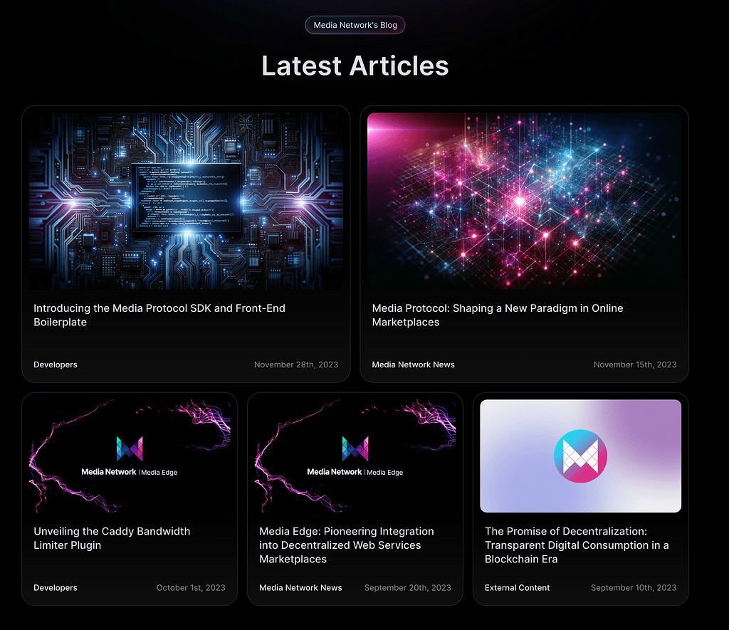Media Launches New Blog Platform and Focuses on Media Protocol and Media Network