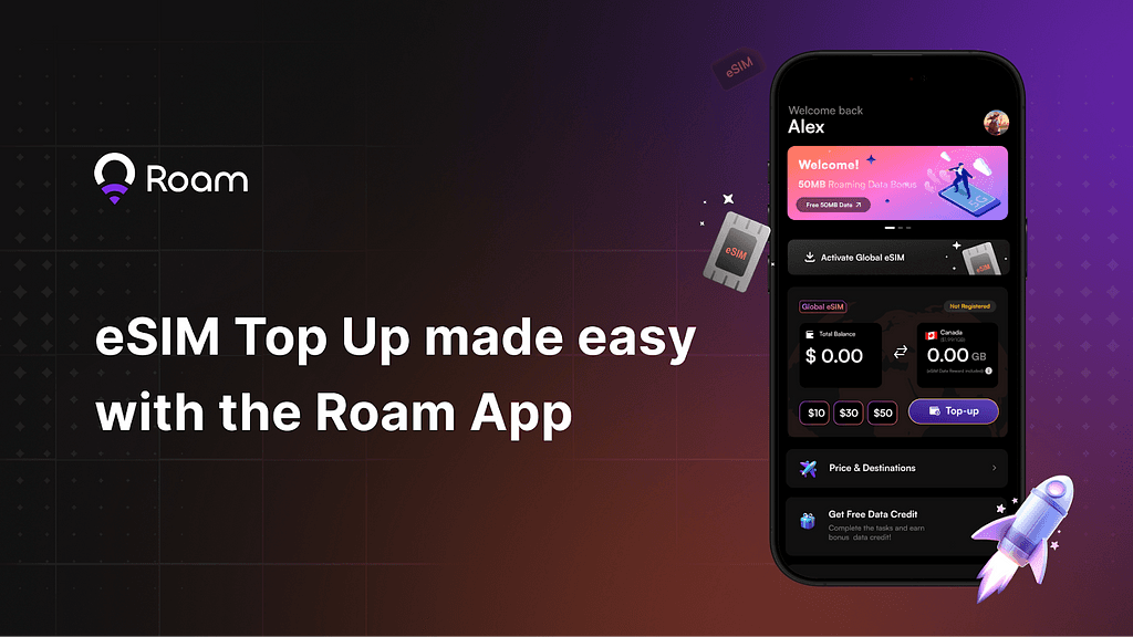 Explore the World with Roam eSIM