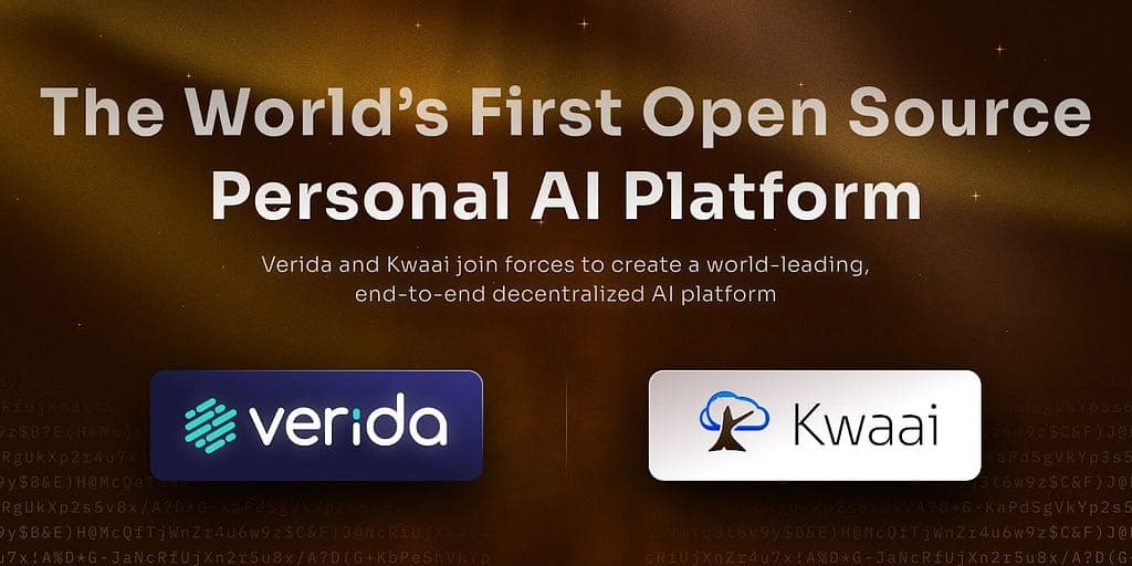 Verida and Kwaai Announce Partnership to Create Decentralized AI Platform