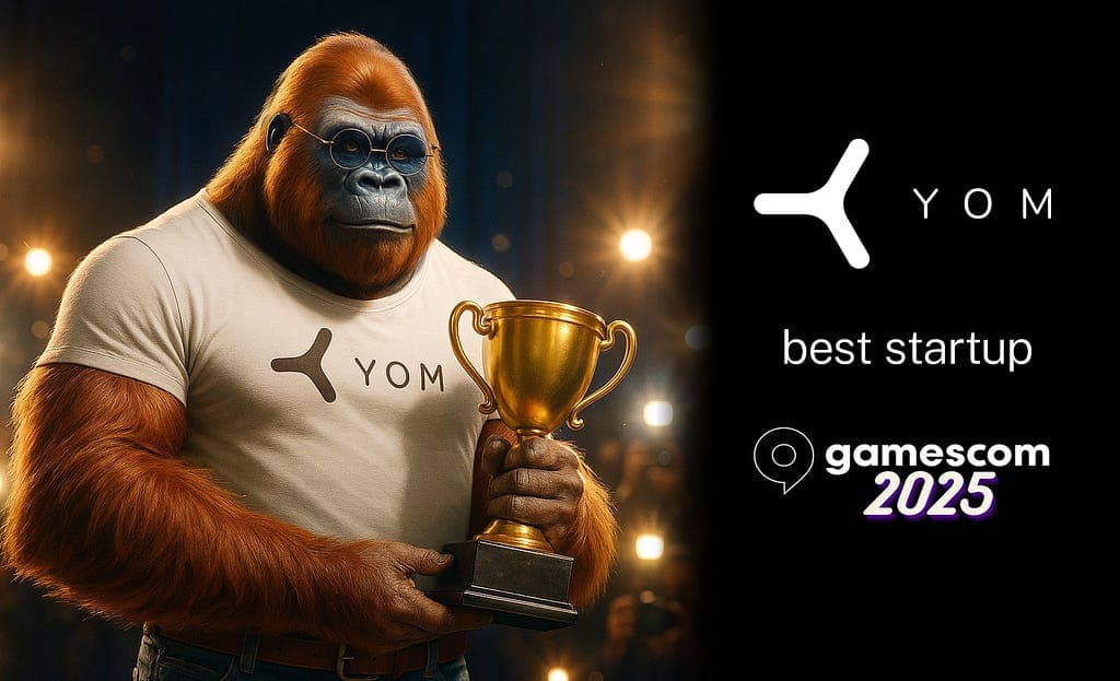 YOM Wins Best Startup at Gamescom 2025