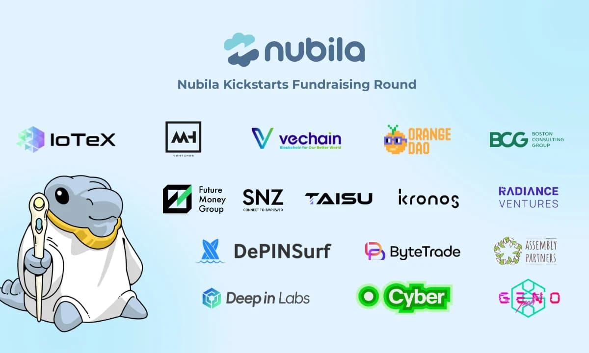 Nubila Raises $2.5M Led by IoTeX & VeChain for ESG Data Oracle in DePIN Ecosystem