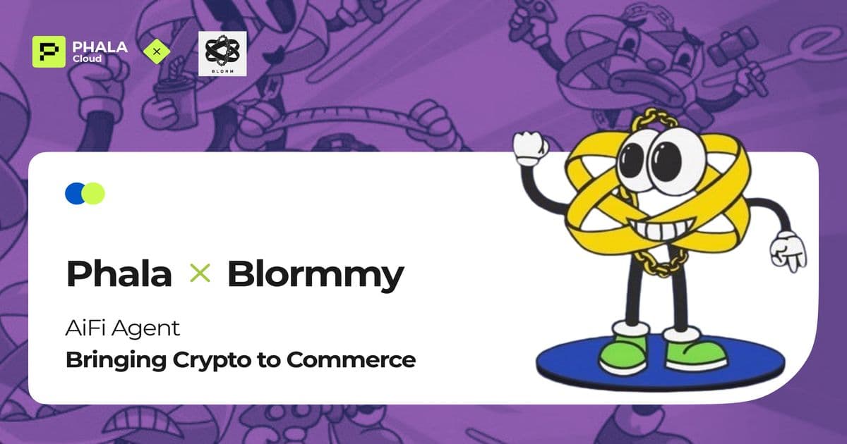 Phala Network Partners with Blormmy for Secure Agentic Wallet Solutions