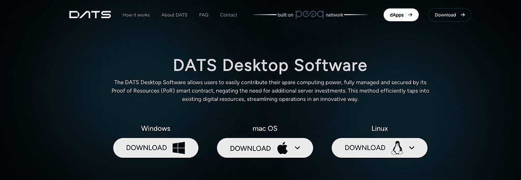 Unleash the Power of DATS: A Guide to Downloading and Running the DATS Node App
