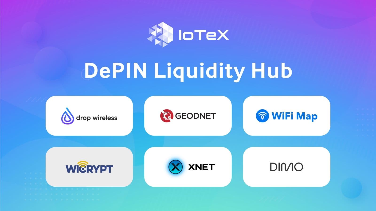 IoTeX Launches DePIN Liquidity Hub to Boost Token Liquidity for Emerging Projects