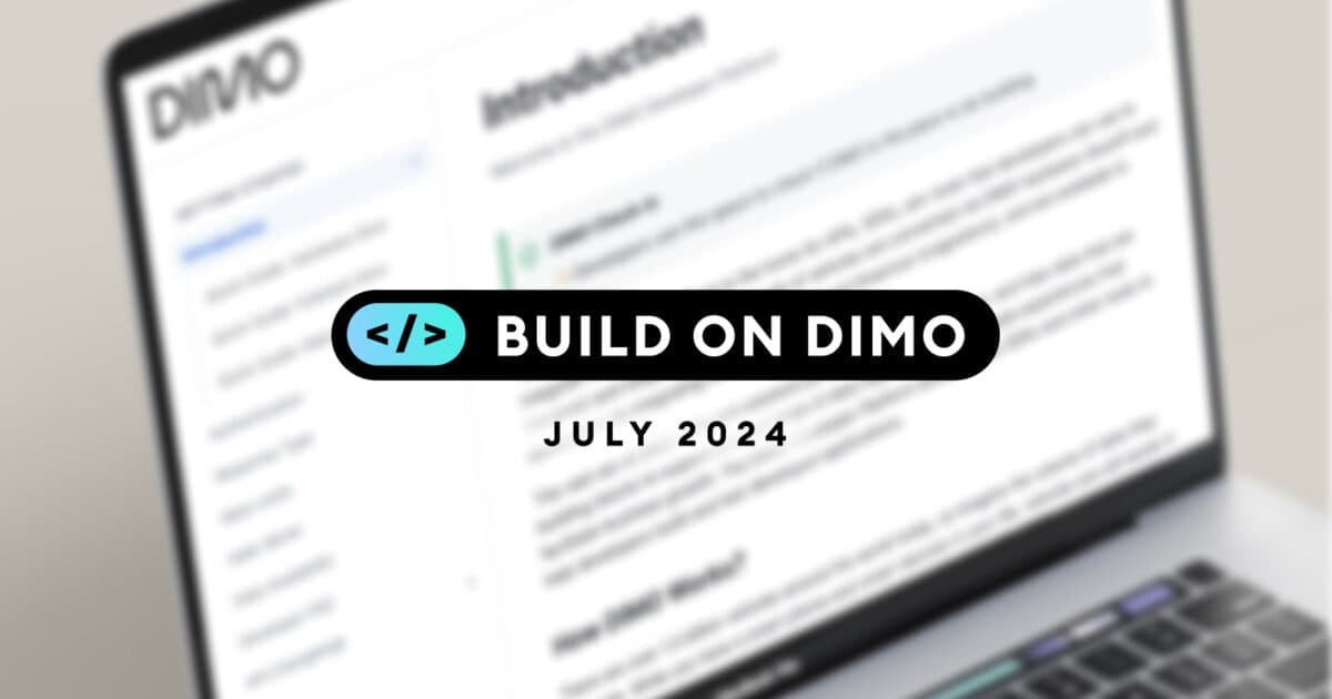 DIMO Unveils Exciting Developments and Sponsorship News