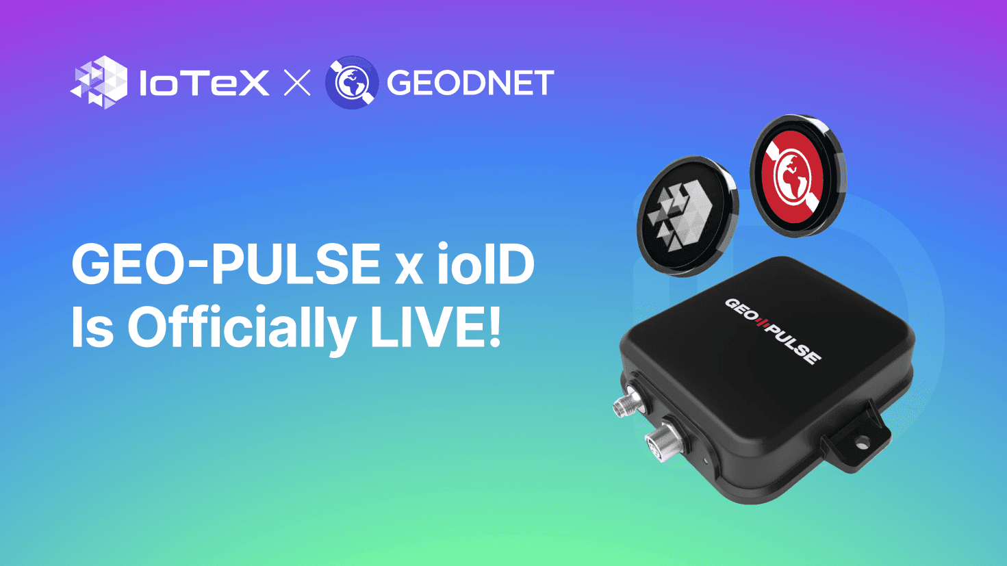 IoTeX and GEODNET Collaborate on Verifiable DePIN Device