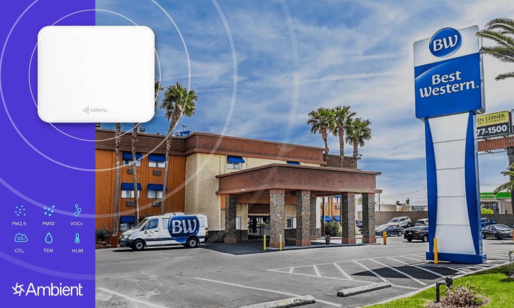 Ambient Launches Pilot Program with Kaiterra Sensors at Best Western McCarran Inn