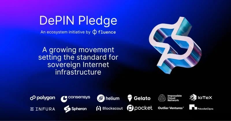 Fluence Launches DePIN Pledge to Accelerate Web3 Adoption
